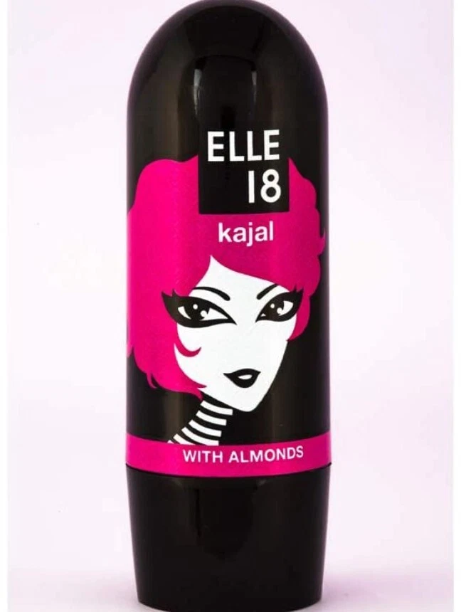 3 x Elle 18 Kajal, Black, 3 ml, Long stay Sharpenable Kajal,Enriched almond oil - image 3 of 3