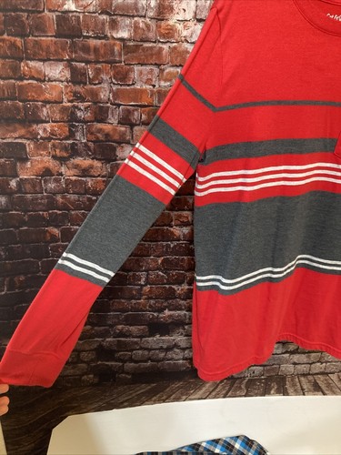 Cat & Jack Youth Boys Long Sleeved T-Shirt Red Size XL (16) - Picture 6 of 7