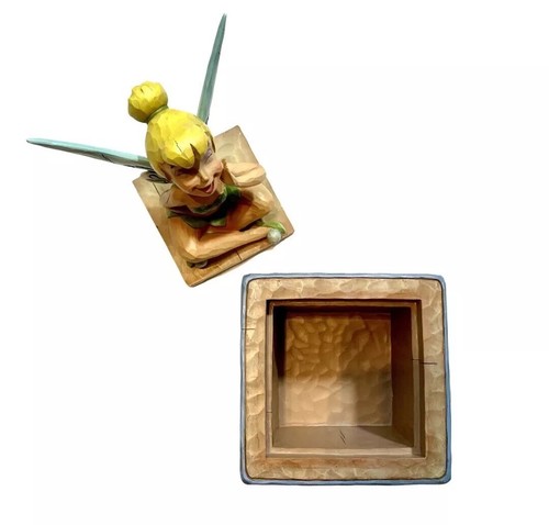 NEW Walt Disney Showcase Collection Jim Shore Tinkerbell A Big Laugh Trinket Box - Picture 4 of 7