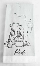 Disney WINNIE THE POOH "Hunny" Kitchen Towels Bees Honey Pot Pondering NEW