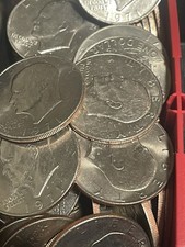10, 1971 Eisenhower Dollar Coins  Ike Silver Dollars  -