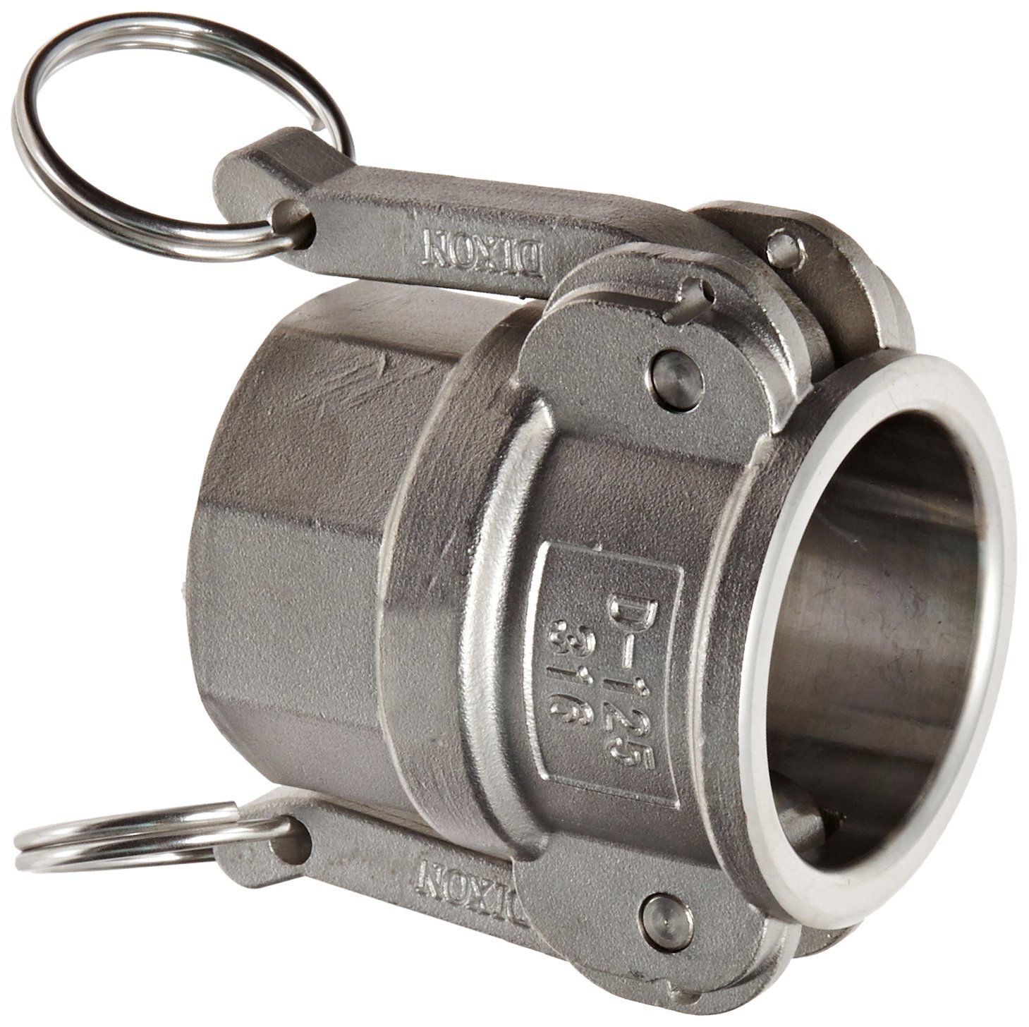Dixon G125-D-SS 316 Stainless Steel Global Type D Cam and Groove Coupling