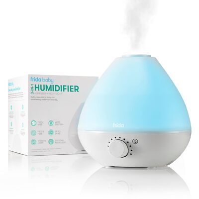 3-in-1 Cool Mist Humidifier for Baby with Diffuser + Nightlight
