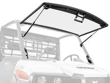 SuperATV Scratch Resistant Flip Windshield for Bobcat UV34 - 2019+