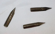Vintage Lot of 3 Joseph Gillott’s # 404 Calligraphy Writing Dip Pen Nib