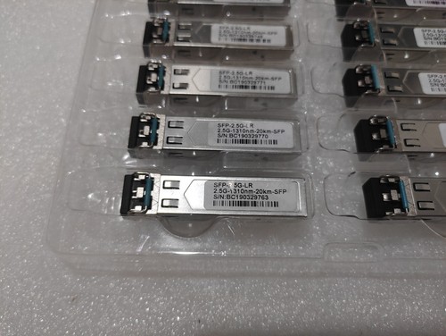New Lot of 30 SFP-2.5G-LR 2.5G-1310nm-20KM-SFP TRANSCEIVER Module - Picture 10 of 10