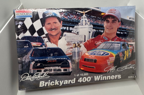 Monogram Brickyard 400 Winners Modellauto Bausatz #3 Earnhardt & #24 Gordon, limitiert!