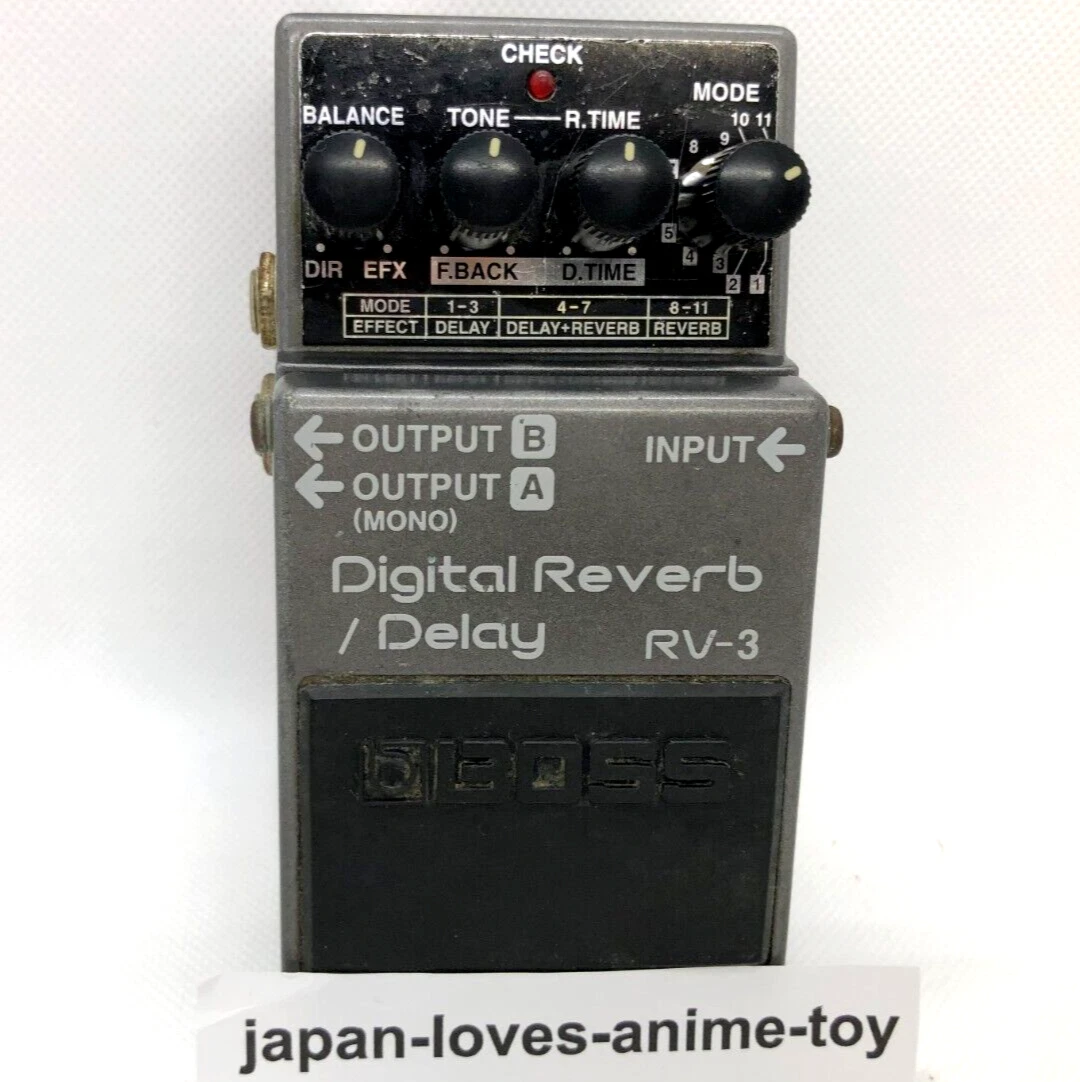 Boss RV-3 Digital Reverb / Delay Guitar Effects Pedal from JP