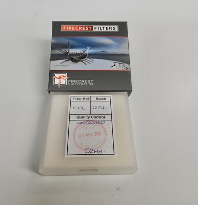 Formatt-Hitech Firecrest Rundfilter. 52mm & 58mm. Ultra, ND, CPL usw