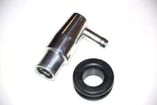 Billet Aluminum Mini PCV Valve Tube Breather & Grommet Chevy Ford valve cover