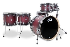 DW Collectors Drumset USA Cherry to Ebony SSC...