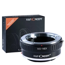 K&F Concept Adapter for Minolta MD MC Lens to Sony E-Mount Camera A7R2 A7M3 A7S