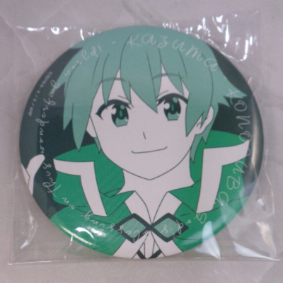 Kazuma Sato Can Badge Pin Strap Gods Blessing on this Wonderful World Konosuba