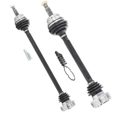 TrakMotive Front CV Joint Axle Shafts Set of 2 for VW Jetta Rabbit Scirocco