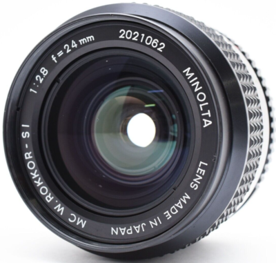☆美品☆ Minolta MC W.Rokkor 24mm F/2.8 8030 EXC +5
