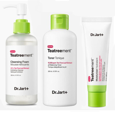 Dr.Jart+ Ctrl-A Teatreement 3 SET Toner Cleansing Foam Moisturizer K-beauty