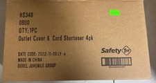 SAFETY 1ST HS348 OUTLET COVER  CORD SHORTENER 4-PACK 