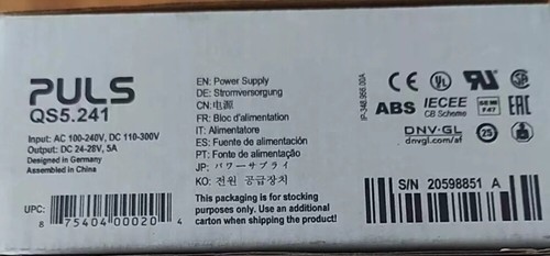 Puls Power Supply QS3.241 Netzteil 230V 24VDC 3.4A TOP ZUSTAND IK Industry