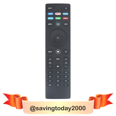Replacement IR Remote For Vizio Smart TV Models V435-J01, V505-J01, V505-J09