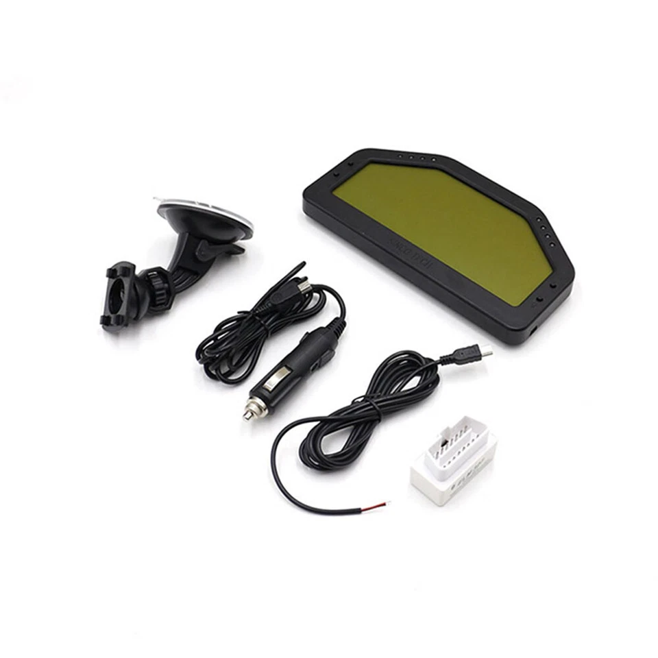 OBD2 Bluetooth Dashboard LCD Screen Digital Gauge Kit Auto Car Dash Race Display - Image 2 of 4