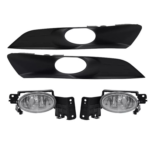 Front Bumper Fog Lights Lamp W/Bezel For Honda Accord Crosstour 3.5L 2010-2012 - Picture 2 of 13