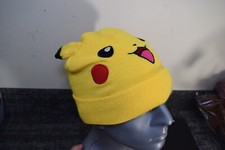 Pokemon BOYS GIRLS One Size Knit Winter Beanie Hat Yellow