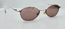 Vintage Kenneth Cole OOP 040 Tortoise Oval Metal Sunglasses Japan FRAMES ONLY