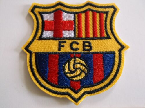 FC Barcelona Spanish Soccer FCB Football Patch~2 1/2" x 2 3/8"~Iron or Sew On