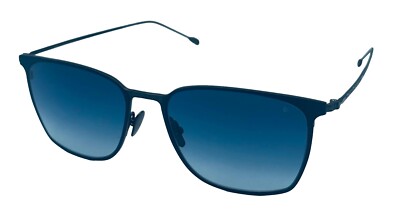 John Varvatos Mens Square Navy Metal  Sunglass V524. 57mm