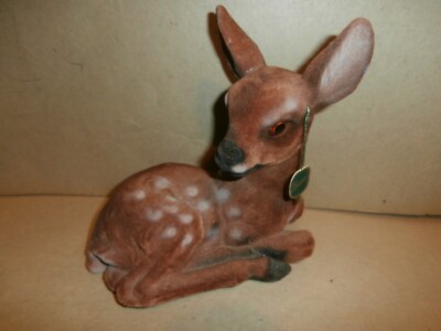 Vintage Heissner W Germany Spotted Deer Fawn Figurine 853F
