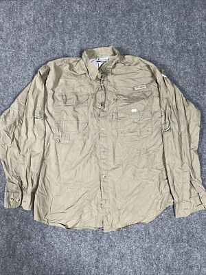 Columbia Chemise Pêche PFG Manches Longues - Protection UV 50 - Séchage
