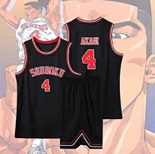 SLAM DUNK ユニホーム SLAM DUNK SHOHOKU Slam Dunk Uniform Basketball Jersey Set/Size L