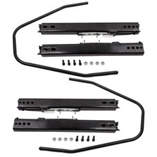 2x Universal Road Race Bucket Seat Runners Sliders Subframe 270mm - 345mm