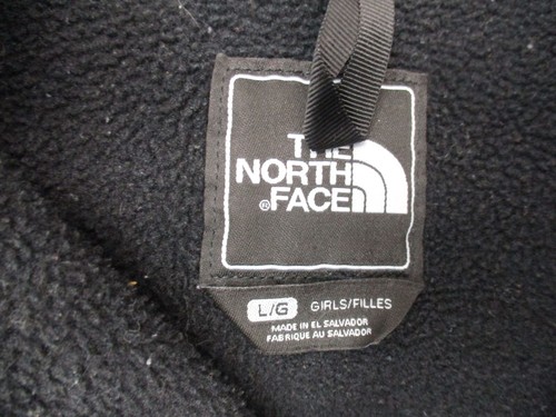 The North Face Size L Girls FullZip Stand Collar Pocket Fleece Denali Jacket 509 - Picture 9 of 11
