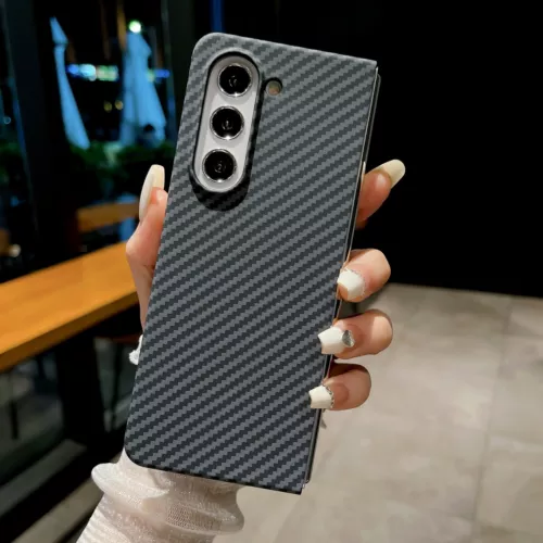 Carbon Fiber Patterned Slim Matte Case For Samsung Galaxy Z Fold 5 Fold 6 Cover - Picture 7 of 15