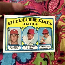 1972  Topps # 101 Astros Rookies J R Richard Stunner Great Centering Elite Pitcr