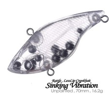 20PCS 7cm 16.2g Rattle Lipless Crankbait Unpainted Bait Blank Fishing Lure model