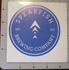 Spearfish Brewing South Dakota Adventure Pant B Sticker Decal Craft Beer Brewery