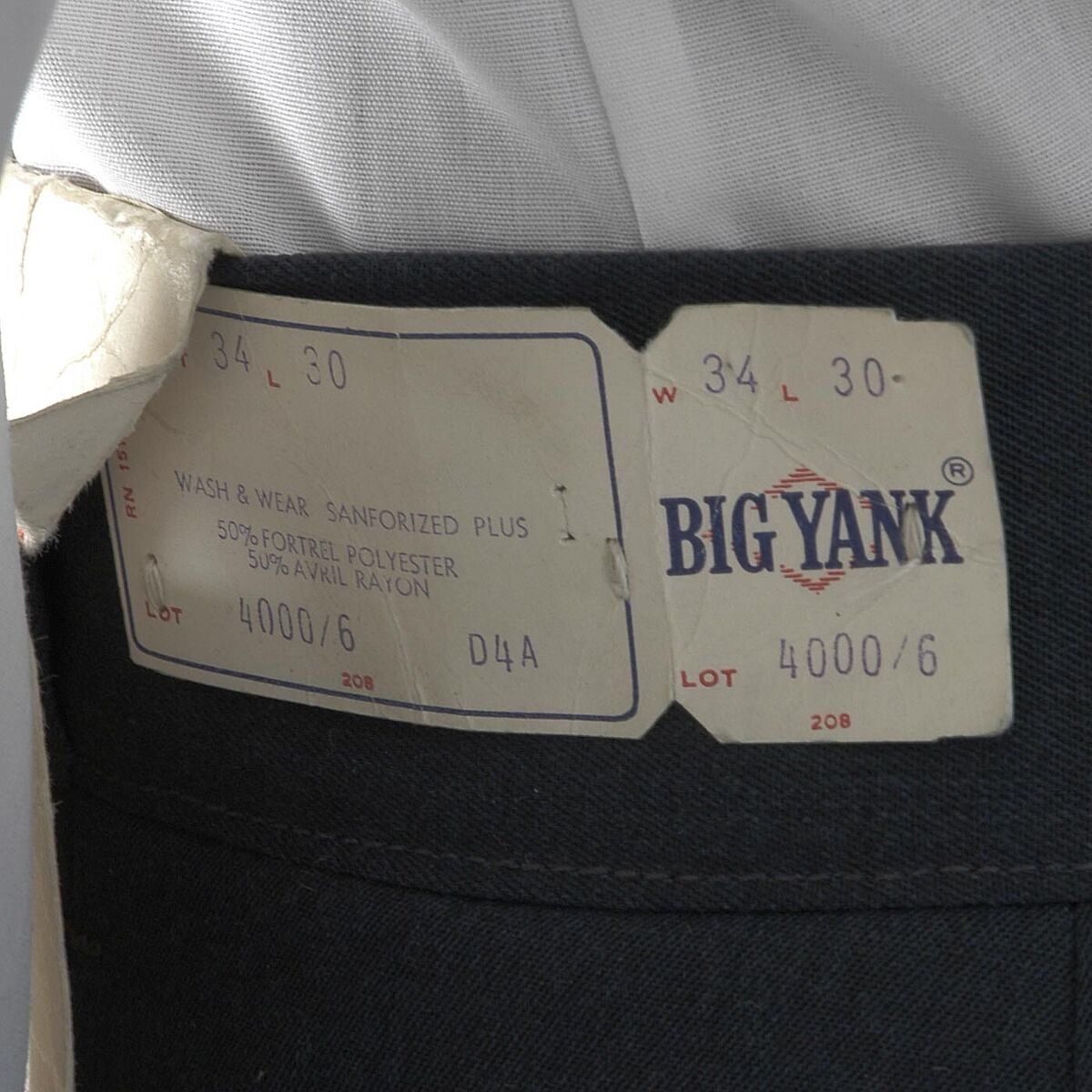 34x29 Vintage 1960s 60s Big Yank Workwear Pants Deadstock 34x29 Vintage 1960s 60s Big Yank Workwear Pants Deadstock