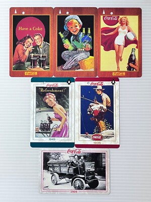 Singapore MRT / SMRT Train Card, COCA COLA & SPRITE, New Unused set of 6 Cards