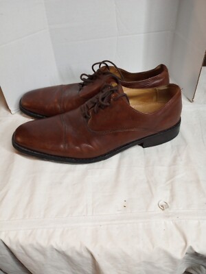 Cole Haan Mens 10 M Style# C07516 Brown Toe Cap Oxfords  display picture 1