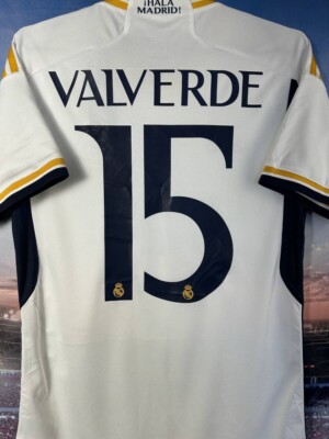 Valverde Real Madrid Jersey Home football Soccer shirt 2023 - 2024