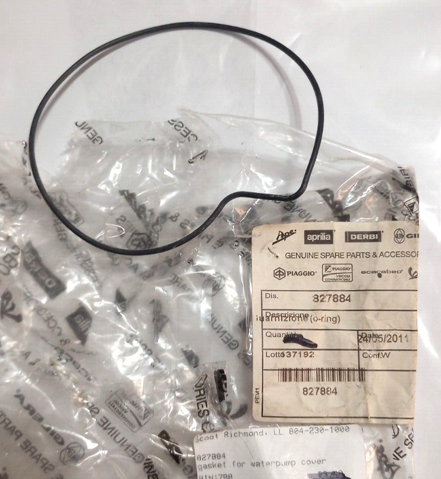 Aprilia Piaggio Water Pump Cover Gasket NOS 827884 (L-7262) | eBay Aprilia Piaggio Water Pump Cover Gasket NOS 827884 (L-7262) | eBay