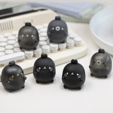 Molang Black Special Edition Random Figure Set 6 Types Full Box