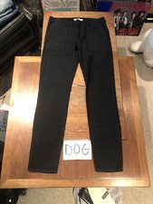 Joie Jeans Black Made In USA Linen Blend Size 25 28x29