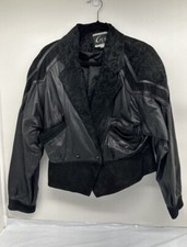 Global Identity Woman’s Large Leather Jacket G-iii