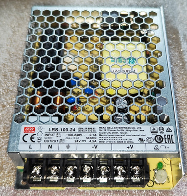 LRS-100-24 | AC/DC Schaltnetzteil | 108 Watt | 24V DC Ausgangsspannung