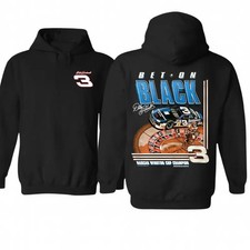 Dale Earnhardt Bet On Black Hoodie, 3 NASCAR Champion