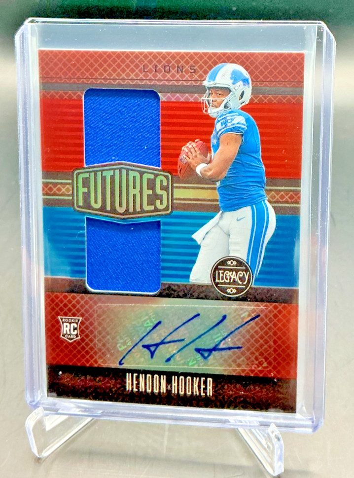 Hendon Hooker Panini Legacy Futures Dual Patch Autographs #FDA3 Base