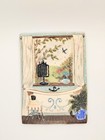 Vintage Kate Millen McRostie 3D Resin Bathroom Wall Plaque New View Cottagecore — photo 1